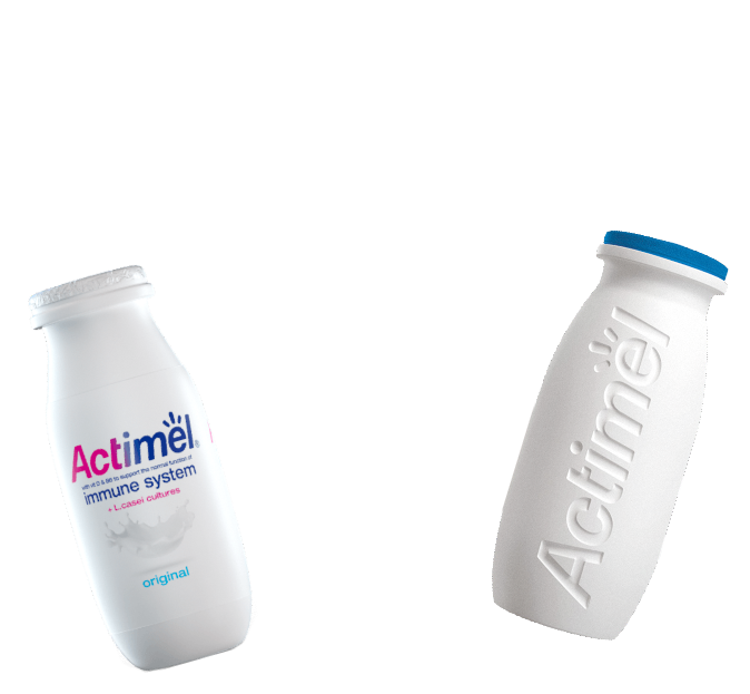 Actimel | zmiana butelki