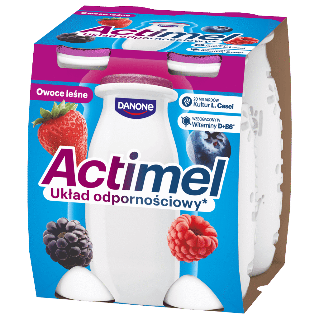 Actimel | Owoce leśne | 4pak